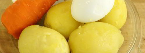 оливье вегетарианский. Шаг 3