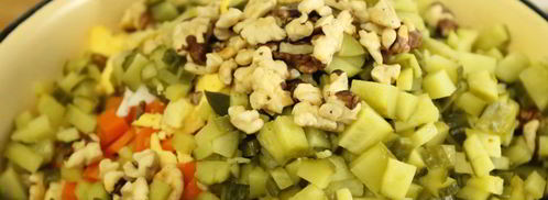 оливье вегетарианский. Шаг 12