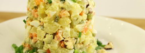 оливье вегетарианский. Шаг 15