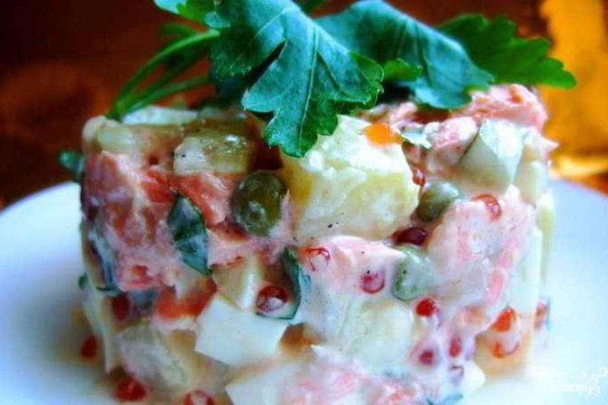 Рецепт салата оливье по-новому