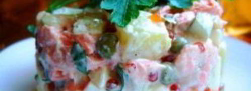 салат оливье по-новому. Шаг 7