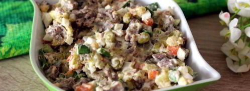 салат оливье с говядиной. Шаг 6