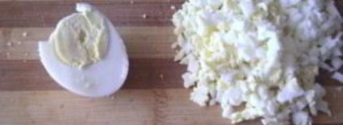 салат оливье с креветками. Шаг 7