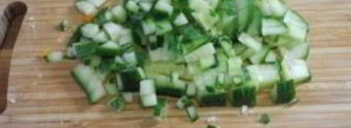 салат оливье с креветками. Шаг 8