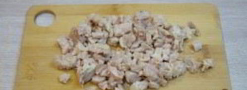 салат оливье с курицей. Шаг 3