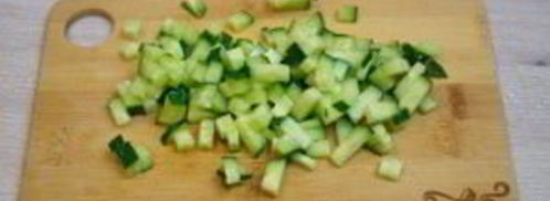 салат оливье с курицей. Шаг 5