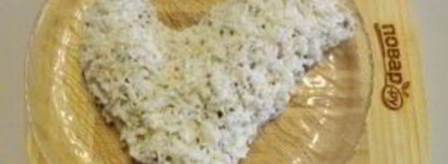 салат оливье в виде петуха. Шаг 9