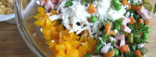 салат-рулет оливье. Шаг 4