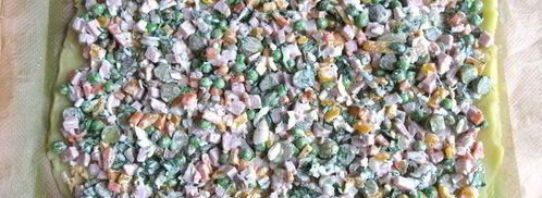 салат-рулет оливье. Шаг 10