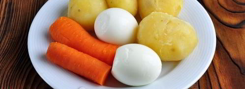 салат-закуска оливье в ветчине. Шаг 4