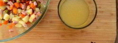 салат-желе оливье. Шаг 3