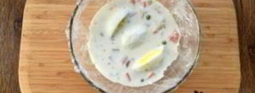 салат-желе оливье. Шаг 7