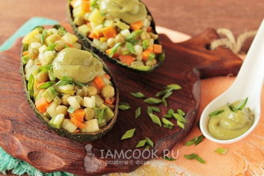 Рецепт веганского оливье