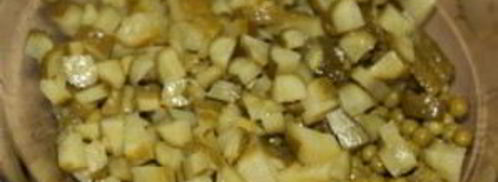 вегетарианский оливье. Шаг 3