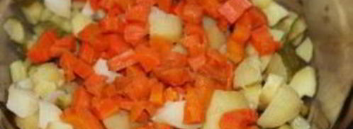 вегетарианский оливье. Шаг 4