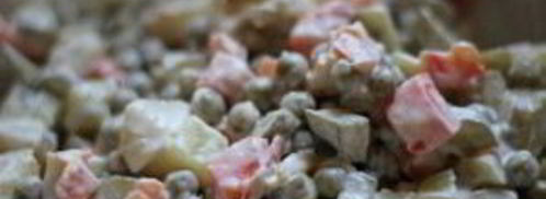 вегетарианский оливье. Шаг 6