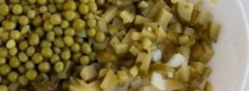 вегетарианский салат оливье. Шаг 4