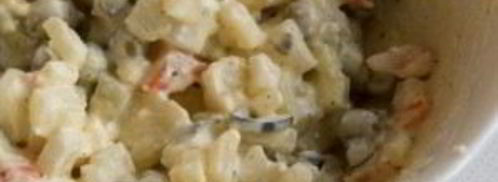 вегетарианский салат оливье. Шаг 8