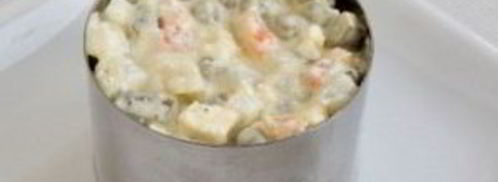 вегетарианский салат оливье. Шаг 9