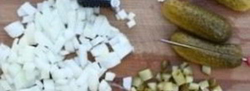 вкусный салат оливье. Шаг 3