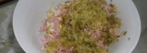 закуска оливье-рулет. Шаг 3