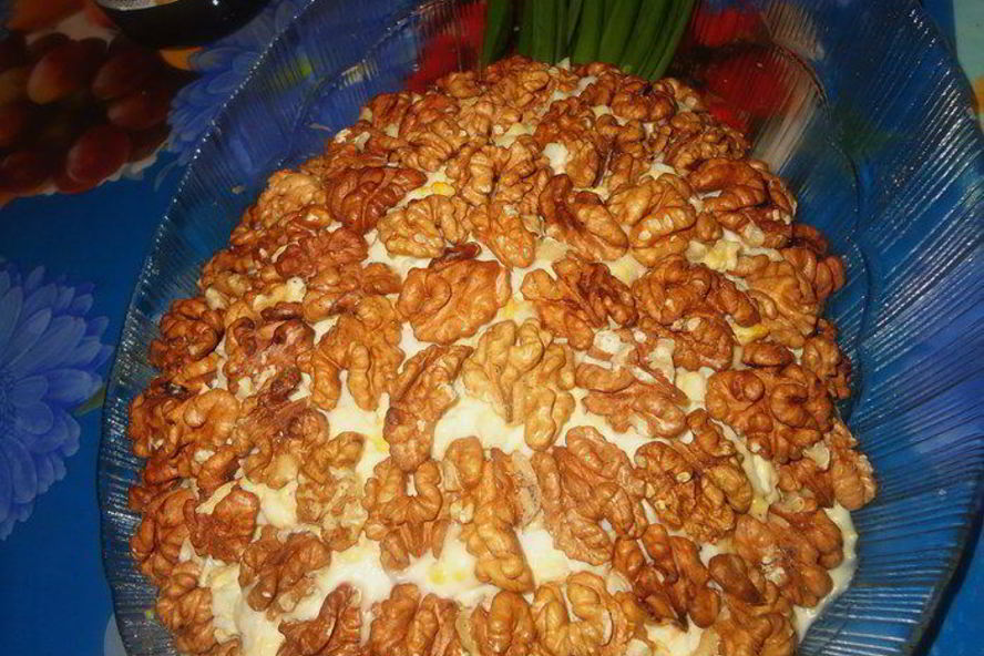 Рецепт салата ананас