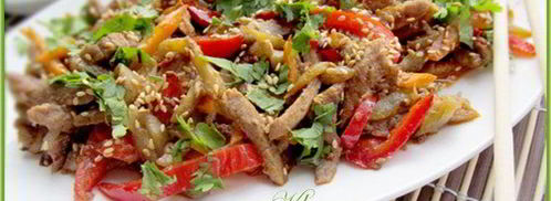 салат из говядины и баклажан по-корейски. Шаг 5