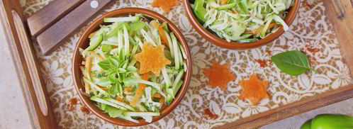 салат из кабачков с капустой. Шаг 8