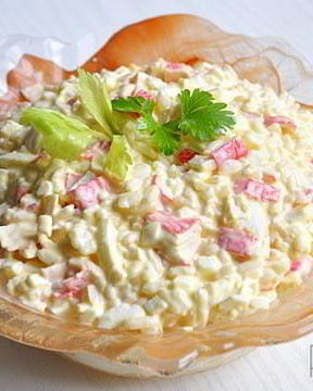 Салат из крабовых палочек
