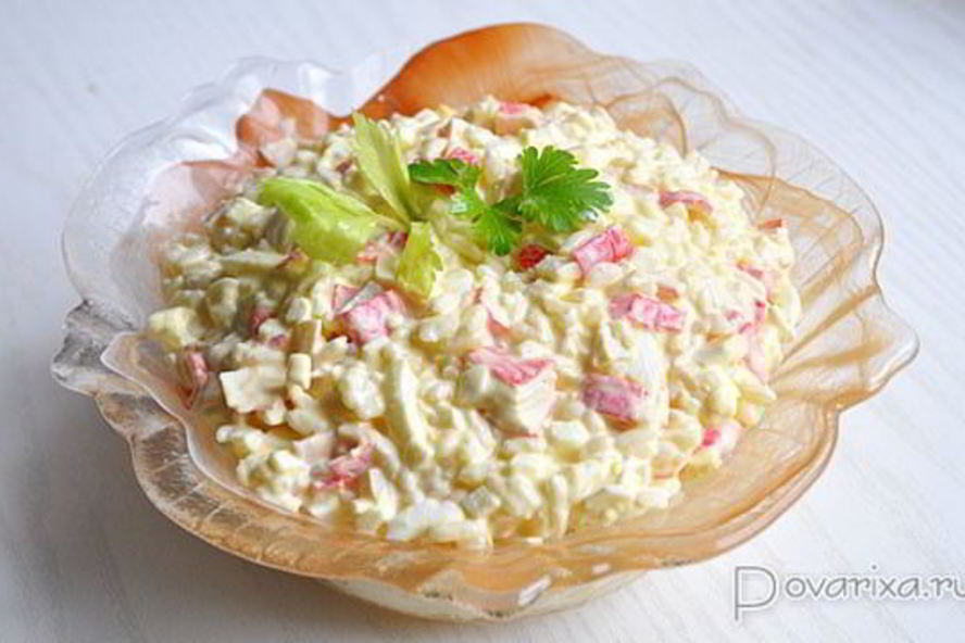 Рецепт салата из крабовых палочек