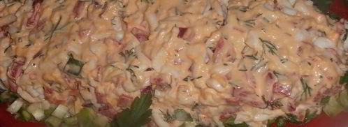 салат из печени трески. Шаг 6