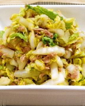 Салат из пекинской капусты с тунцом
