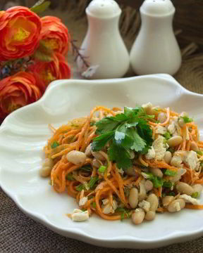 Салат куриный по-корейски