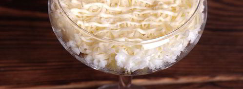 мимоза в бокале. Шаг 8