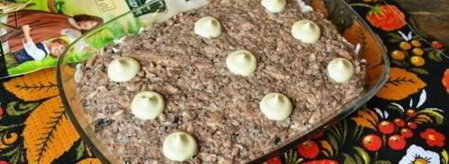 салат мимоза без картошки и моркови. Шаг 13