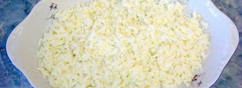 салат мимоза классический с консервой. Шаг 9