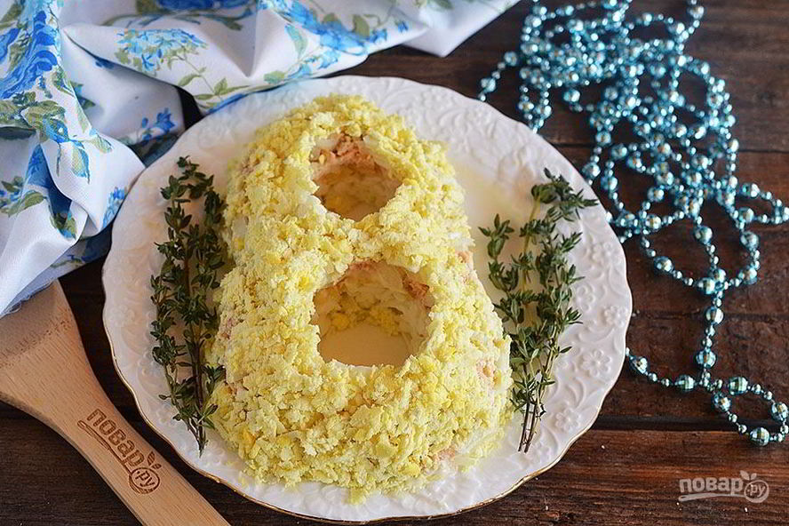 Рецепт салата мимоза на 8 марта