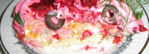 салат мимоза с сардиной. Шаг 54