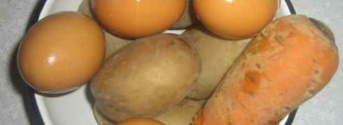 салат мимоза с сардиной. Шаг 10