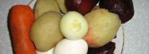 салат мимоза с сардиной. Шаг 12