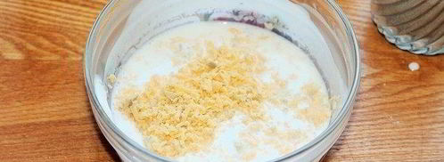 салат мимоза с тунцом и йогуртом. Шаг 8