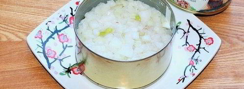 салат мимоза с тунцом и йогуртом. Шаг 10