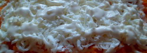 салат-рулет мимоза. Шаг 8