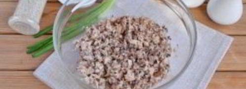 салатные шарики мимоза. Шаг 3