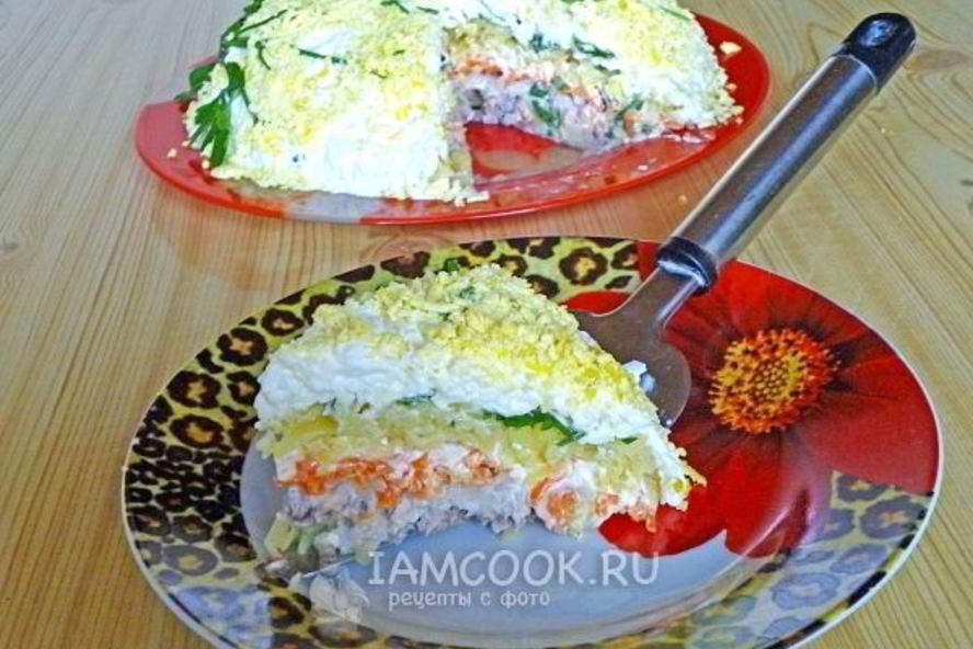 Рецепт слоеного салата мимоза