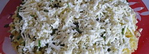 слоеный салат мимоза. Шаг 22