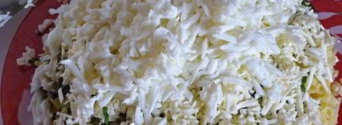 слоеный салат мимоза. Шаг 24