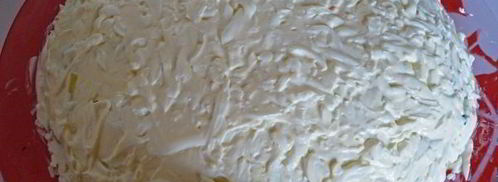 слоеный салат мимоза. Шаг 25