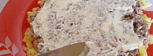 слоеный салат мимоза. Шаг 9