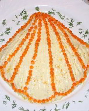 Салат Морская ракушка